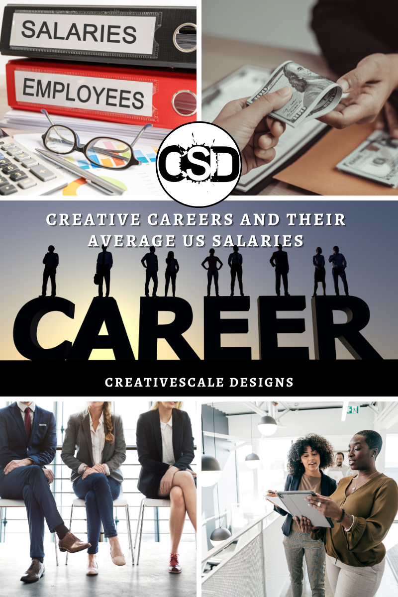 Creative Careers and Their Average US Salaries